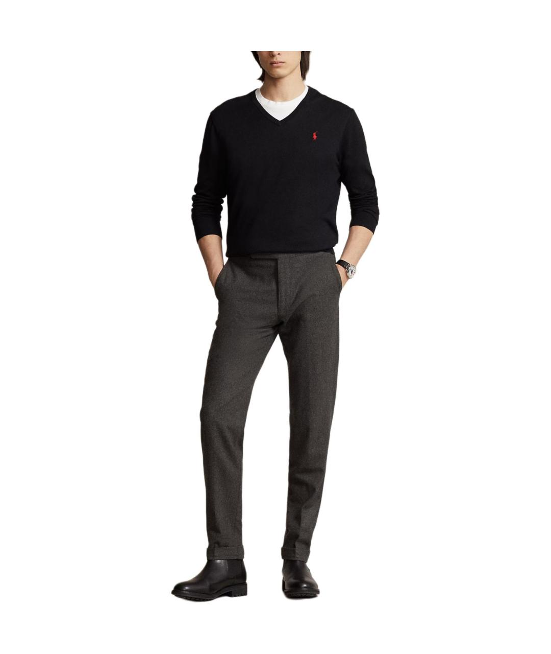 POLO RALPH LAUREN Черный джемпер / свитер, фото 2