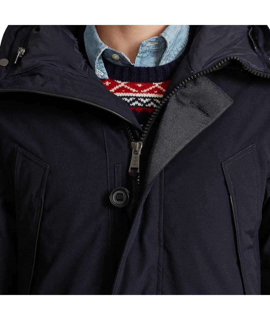 POLO RALPH LAUREN Темно-синий пуховик, фото 2