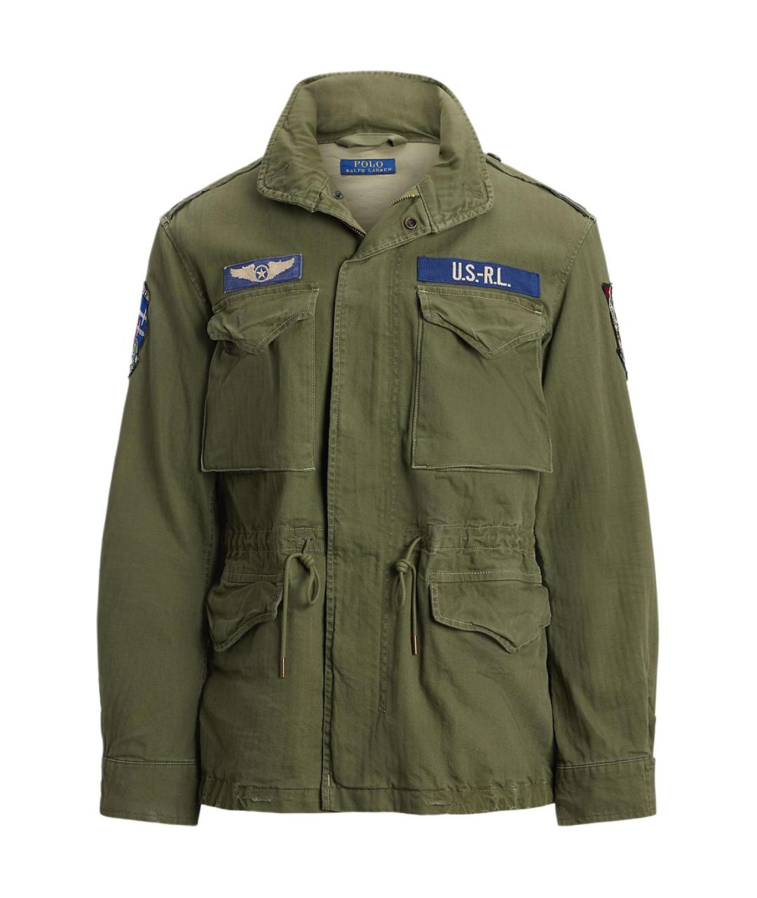 POLO RALPH LAUREN Зеленая хлопковая куртка, фото 1