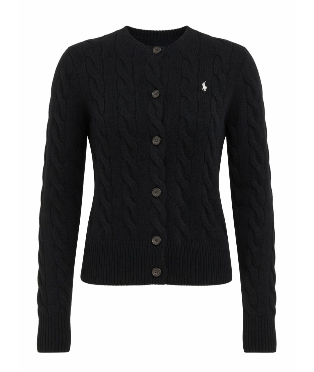 POLO RALPH LAUREN Черный кардиган, фото 1