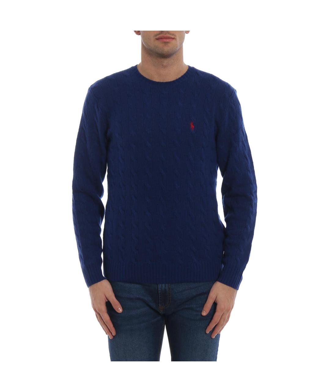 POLO RALPH LAUREN Темно-синий джемпер / свитер, фото 2