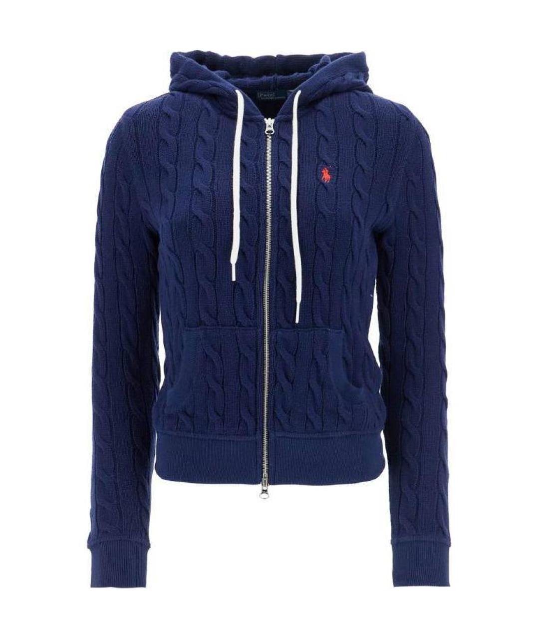 POLO RALPH LAUREN Синий хлопковый кардиган, фото 1