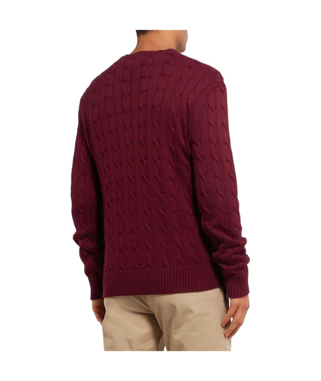 POLO RALPH LAUREN Бордовый джемпер / свитер, фото 3