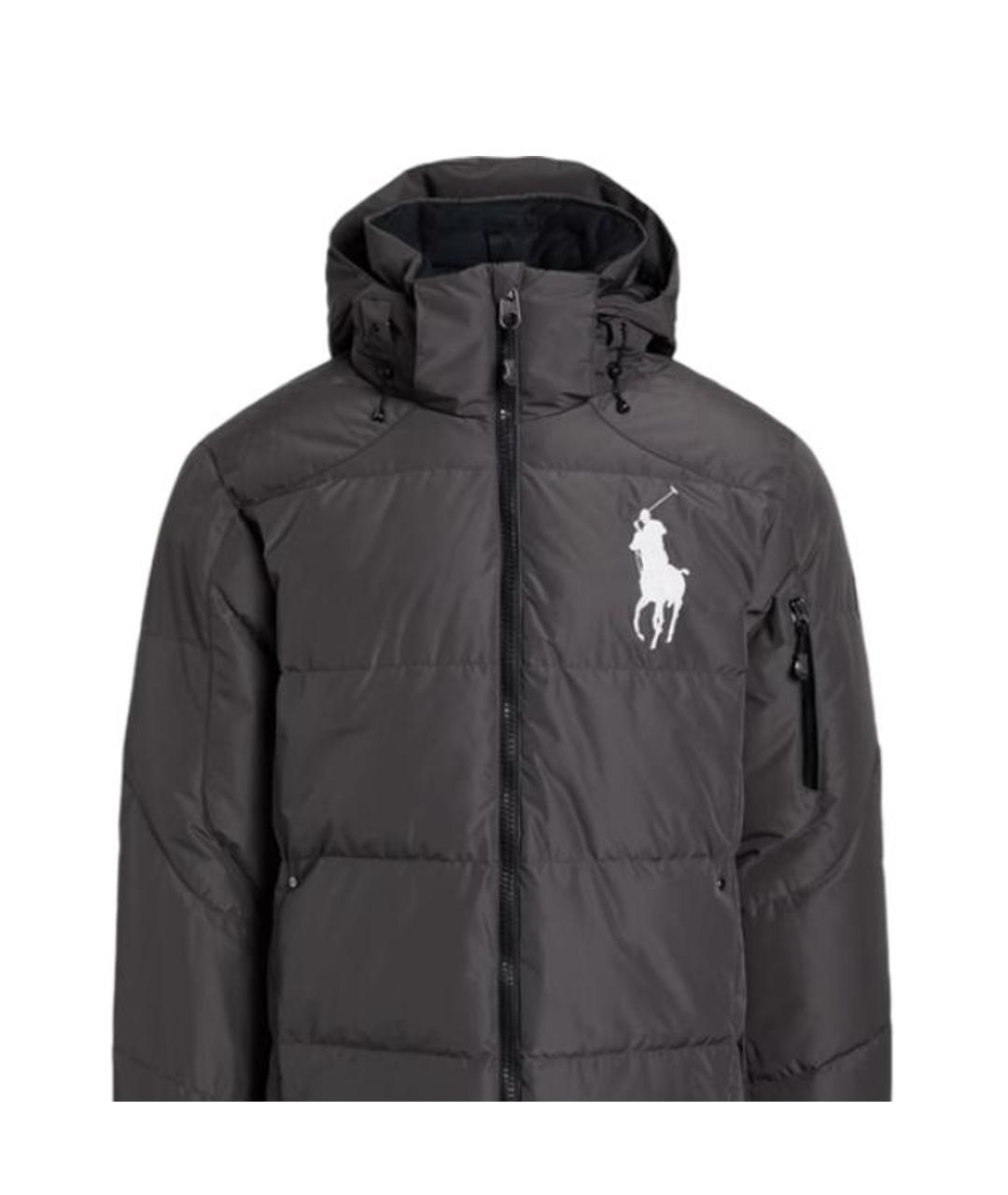 POLO RALPH LAUREN Серый пуховик, фото 3