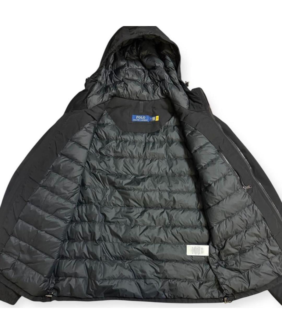 POLO RALPH LAUREN Черный пуховик, фото 2