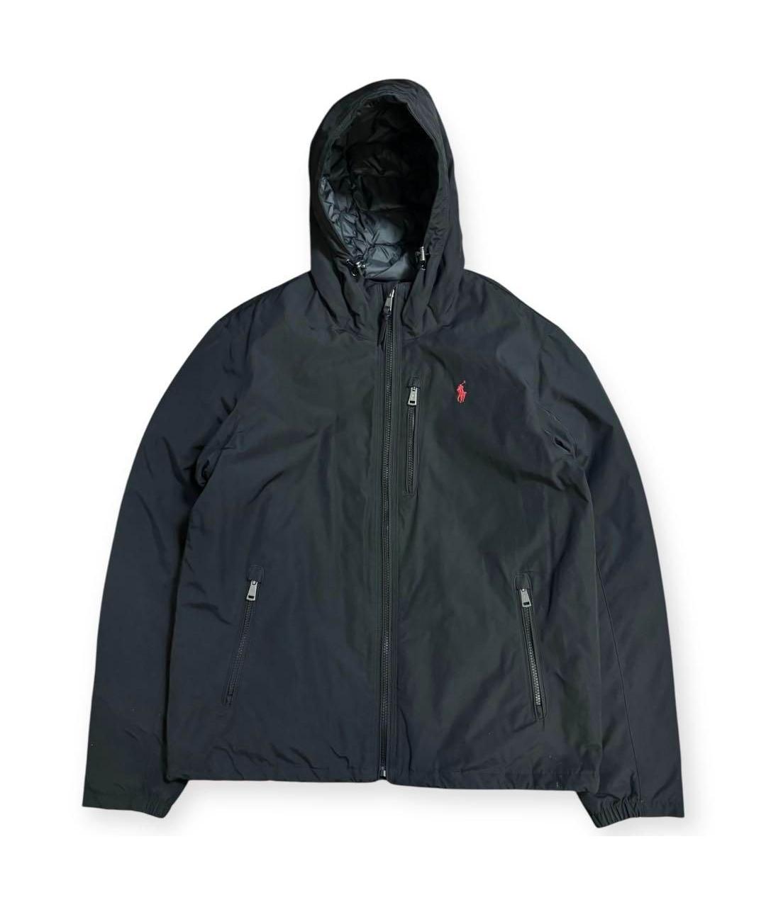 POLO RALPH LAUREN Черный пуховик, фото 1