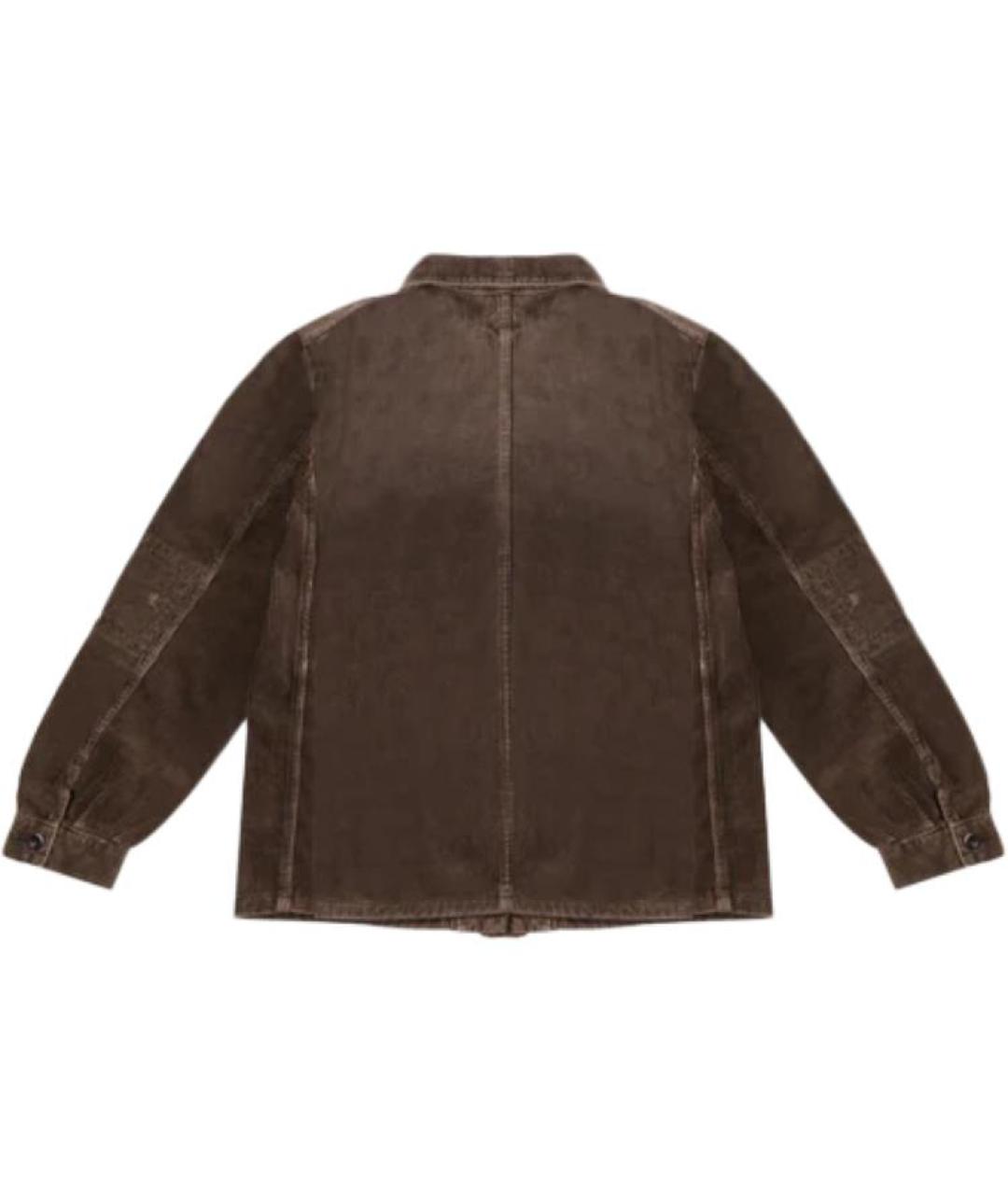 POLO RALPH LAUREN Коричневая хлопковая куртка, фото 2