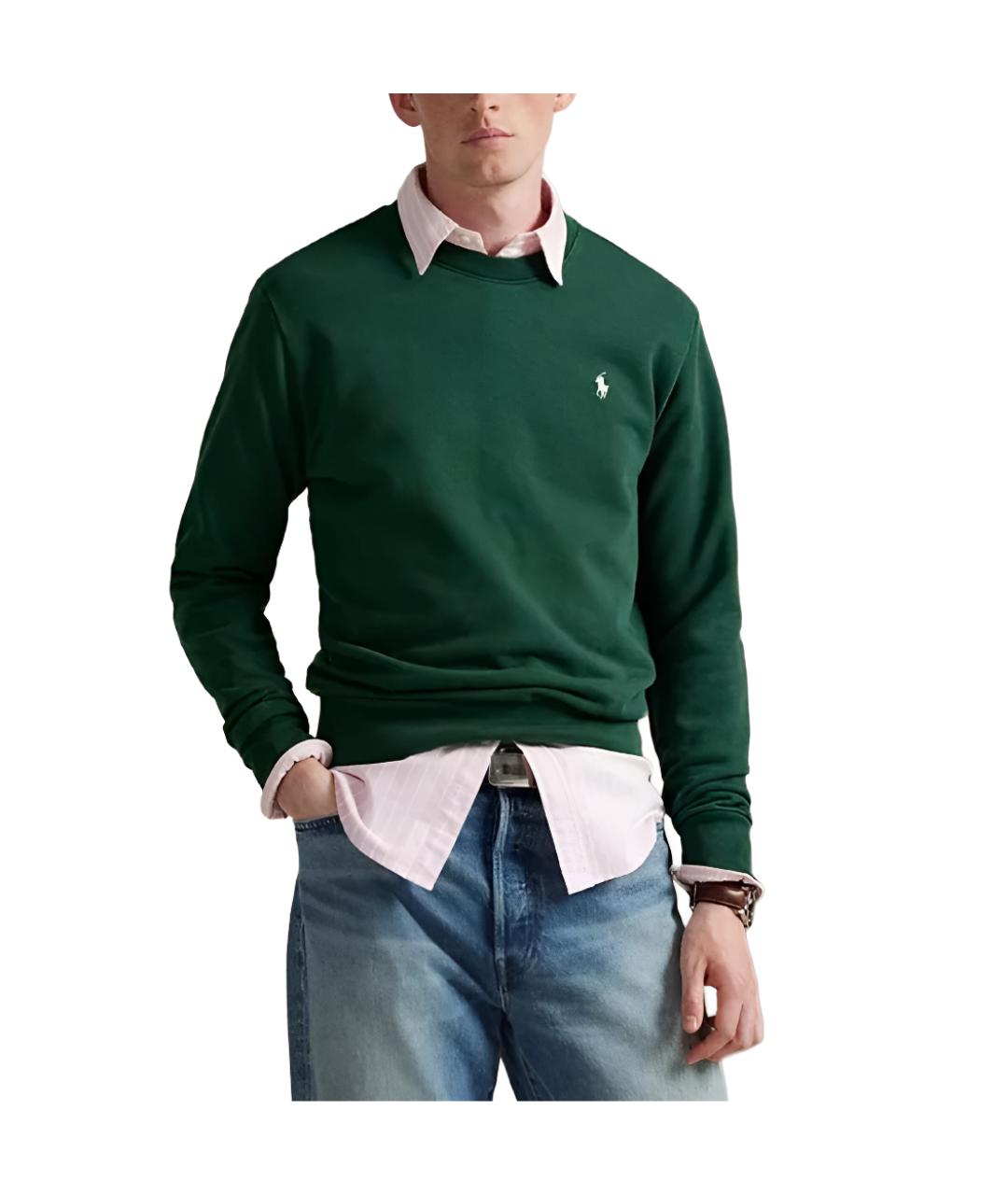 POLO RALPH LAUREN Зеленый джемпер / свитер, фото 2