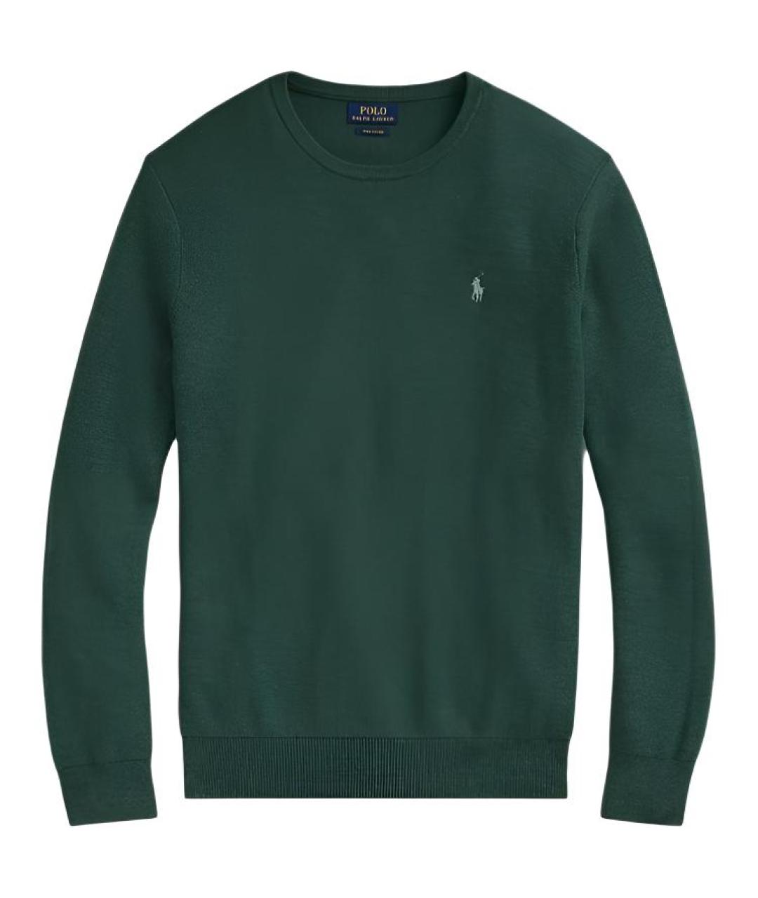 POLO RALPH LAUREN Зеленый джемпер / свитер, фото 1