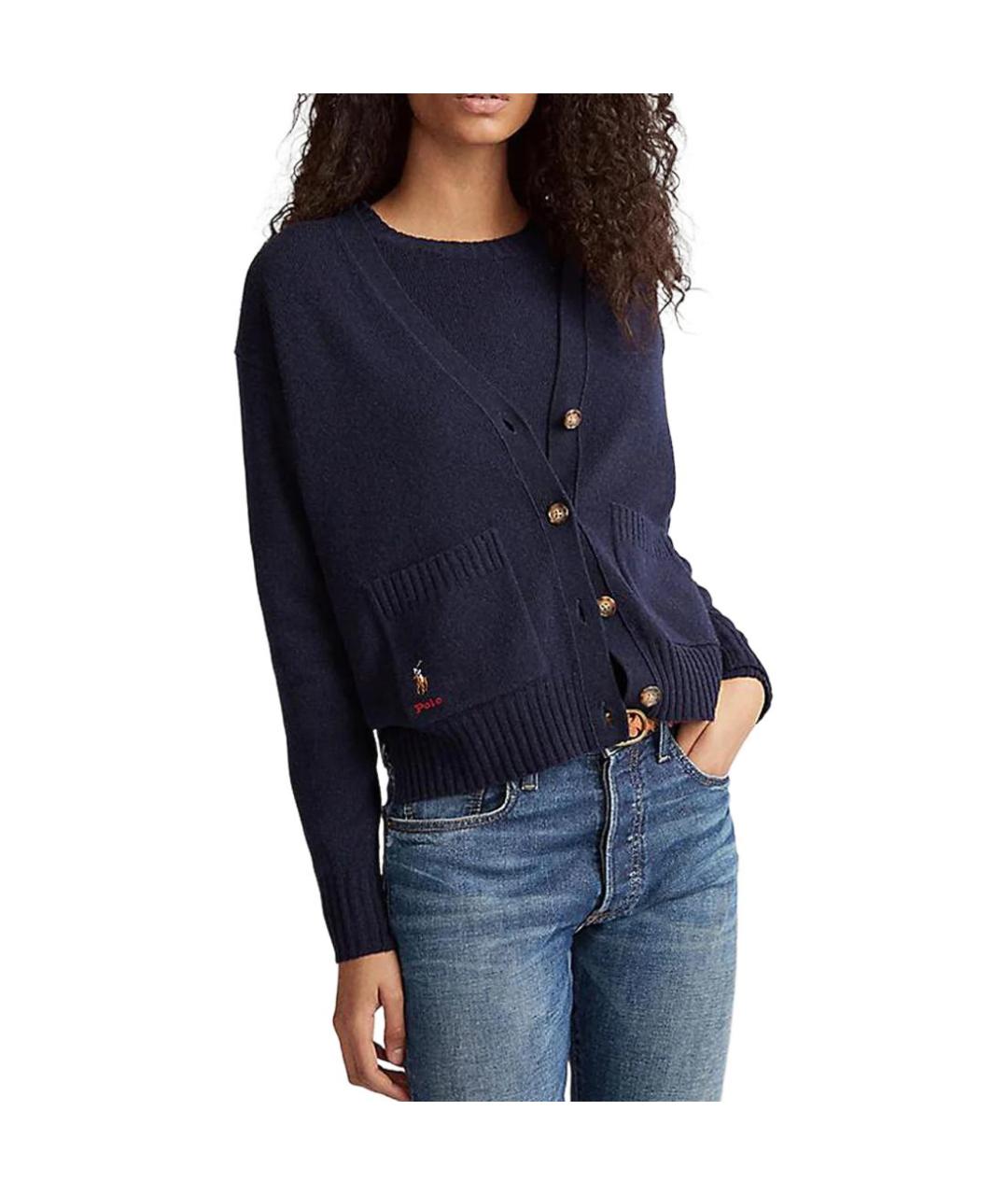 POLO RALPH LAUREN Темно-синий кардиган, фото 3