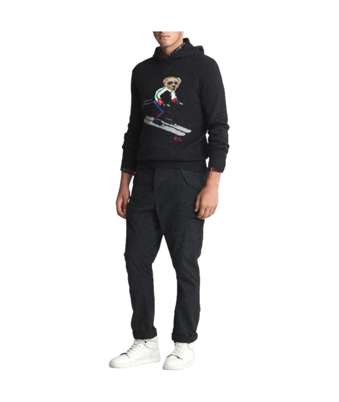 POLO RALPH LAUREN Черный джемпер / свитер, фото 2