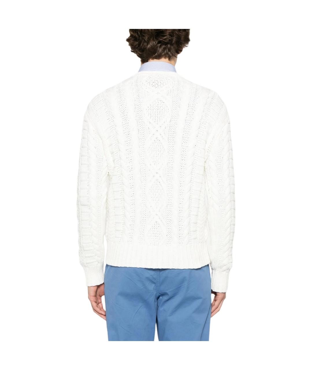 POLO RALPH LAUREN Белый джемпер / свитер, фото 3