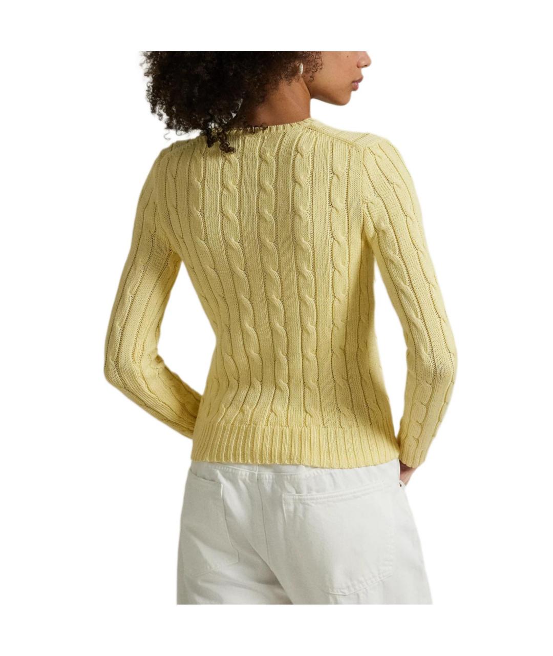 POLO RALPH LAUREN Желтый джемпер / свитер, фото 4