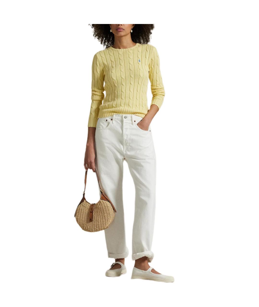 POLO RALPH LAUREN Желтый джемпер / свитер, фото 3