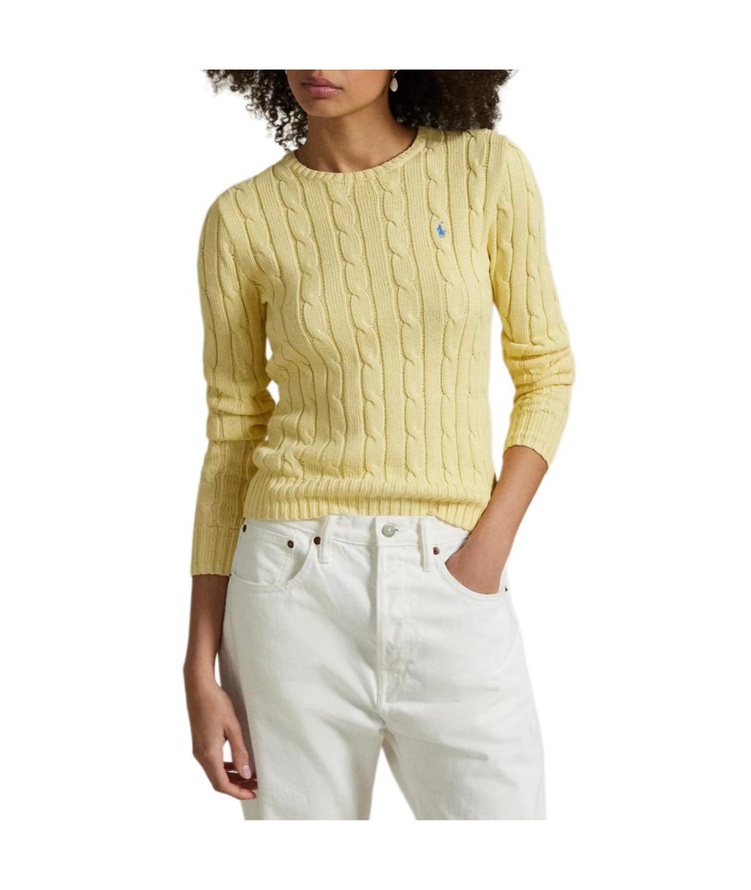 POLO RALPH LAUREN Желтый джемпер / свитер, фото 2