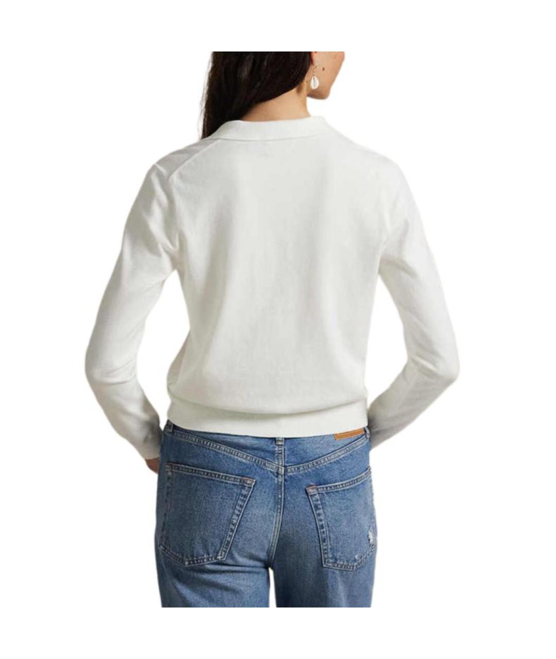 POLO RALPH LAUREN Белый кардиган, фото 3