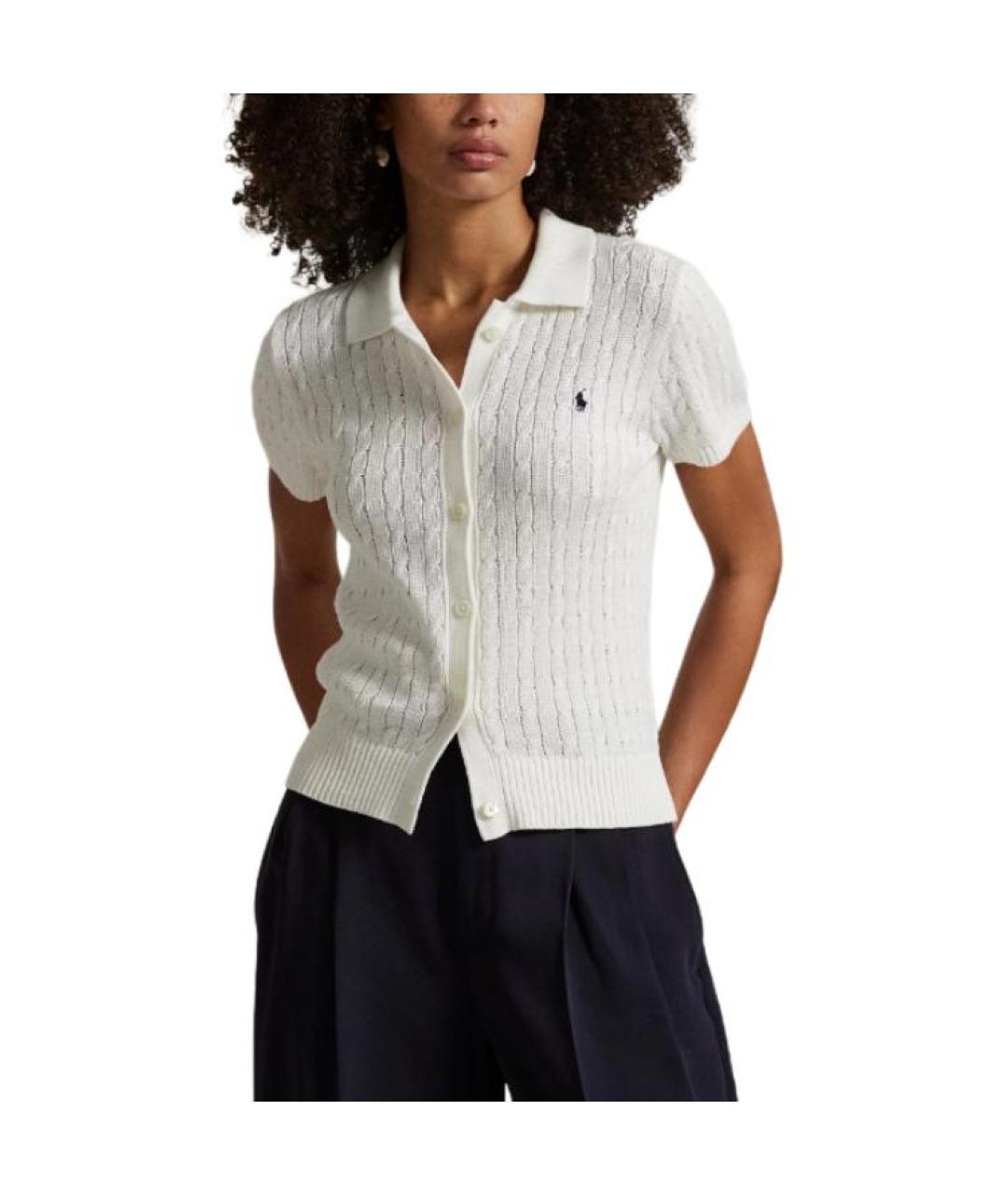 POLO RALPH LAUREN Белый джемпер / свитер, фото 2