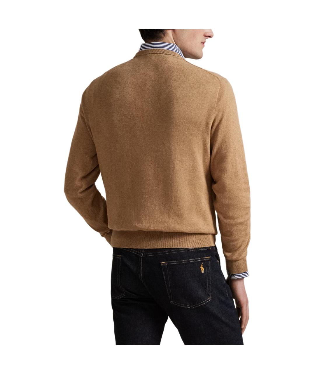 POLO RALPH LAUREN Бежевый джемпер / свитер, фото 3