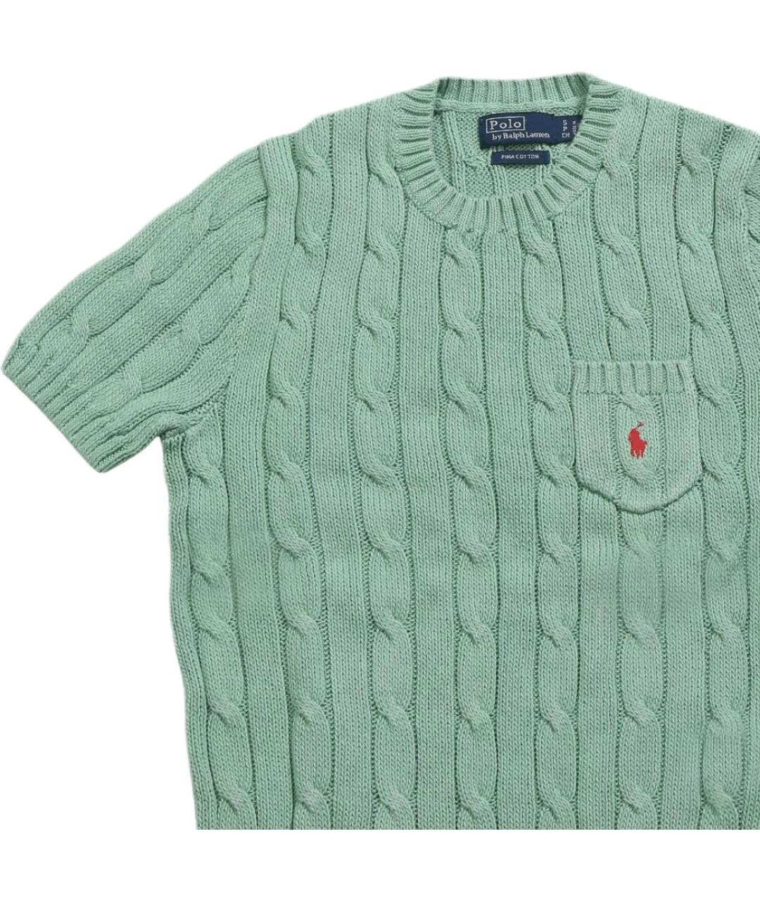 POLO RALPH LAUREN Зеленый джемпер / свитер, фото 3