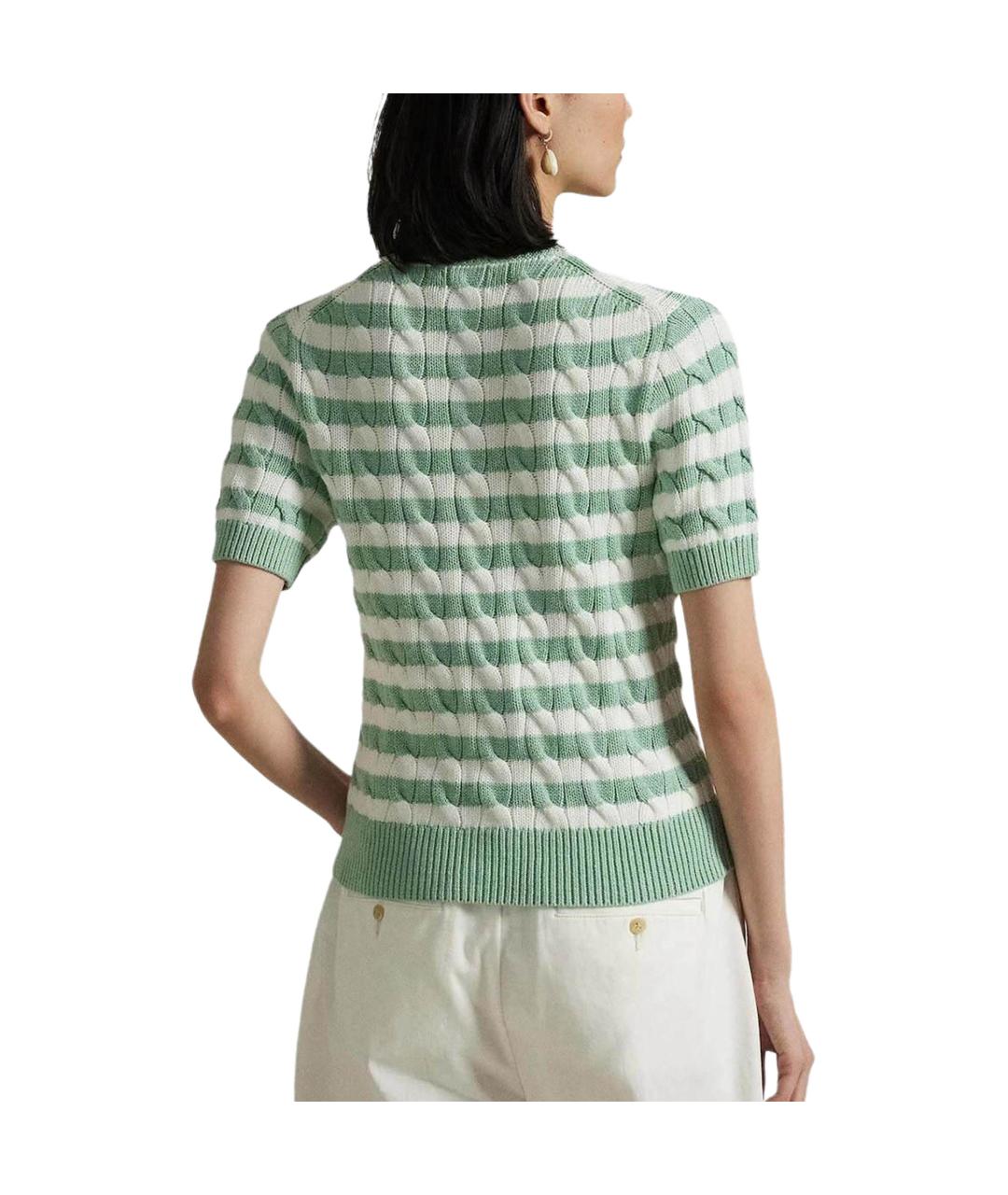 POLO RALPH LAUREN Зеленый джемпер / свитер, фото 4