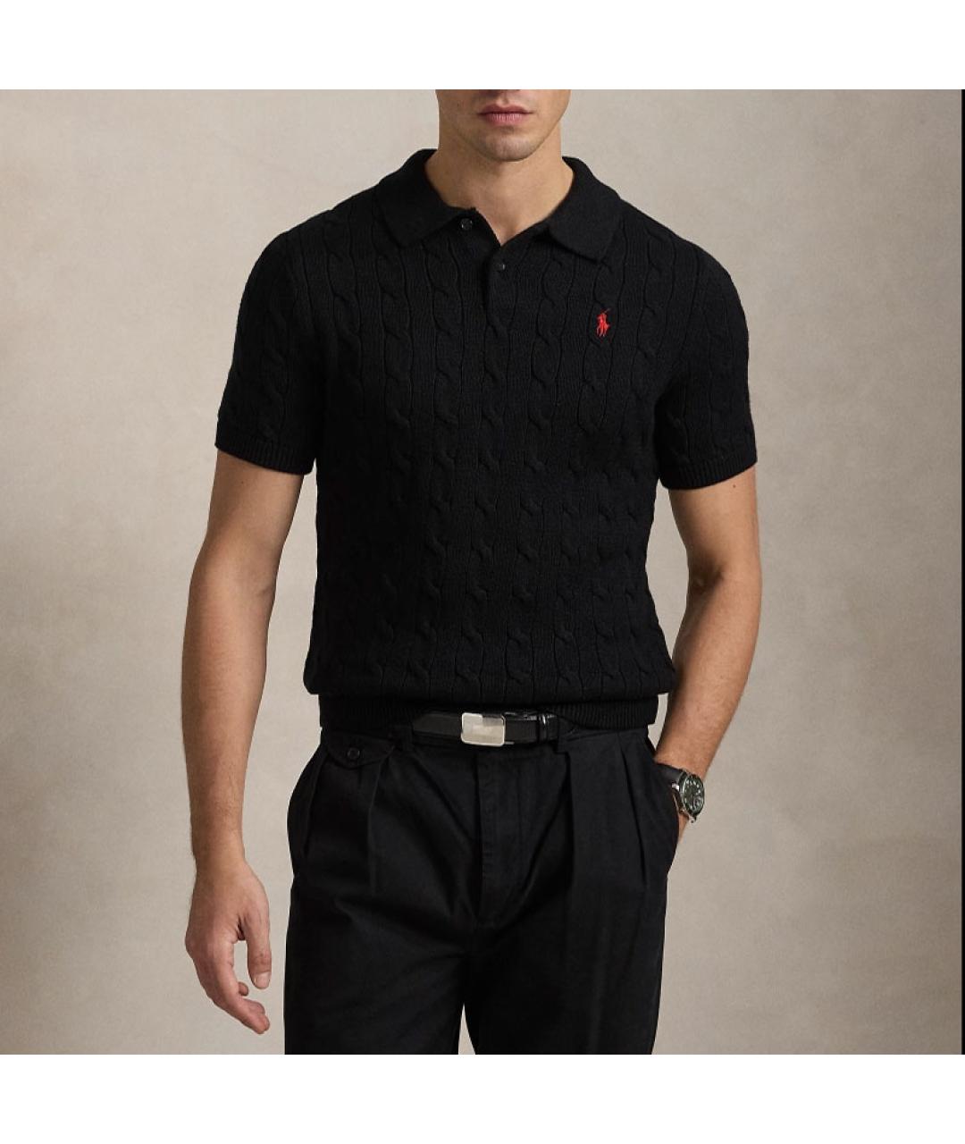 POLO RALPH LAUREN Черный джемпер / свитер, фото 2