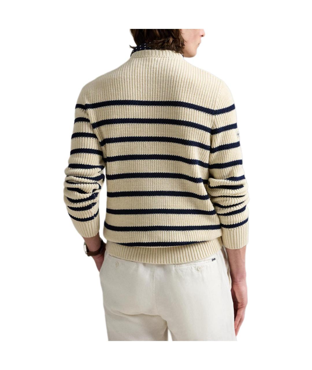 POLO RALPH LAUREN Бежевый джемпер / свитер, фото 4