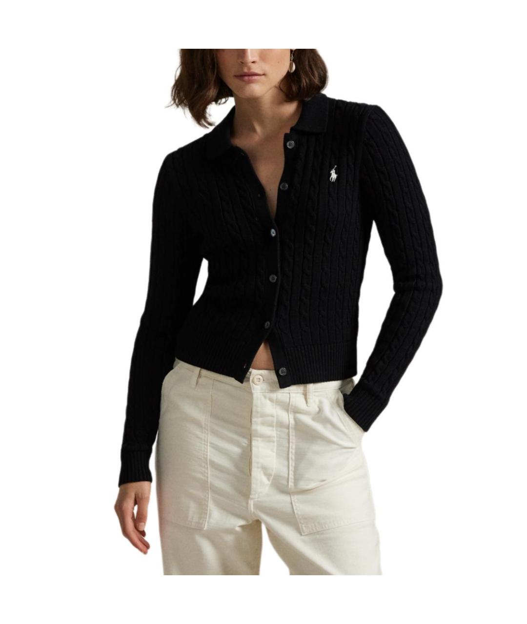 POLO RALPH LAUREN Черный кардиган, фото 2