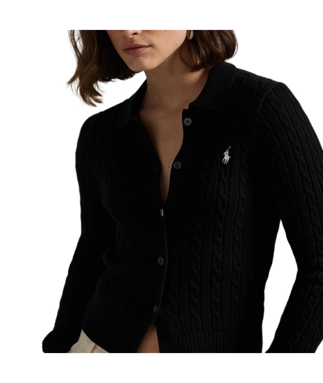 POLO RALPH LAUREN Черный кардиган, фото 4