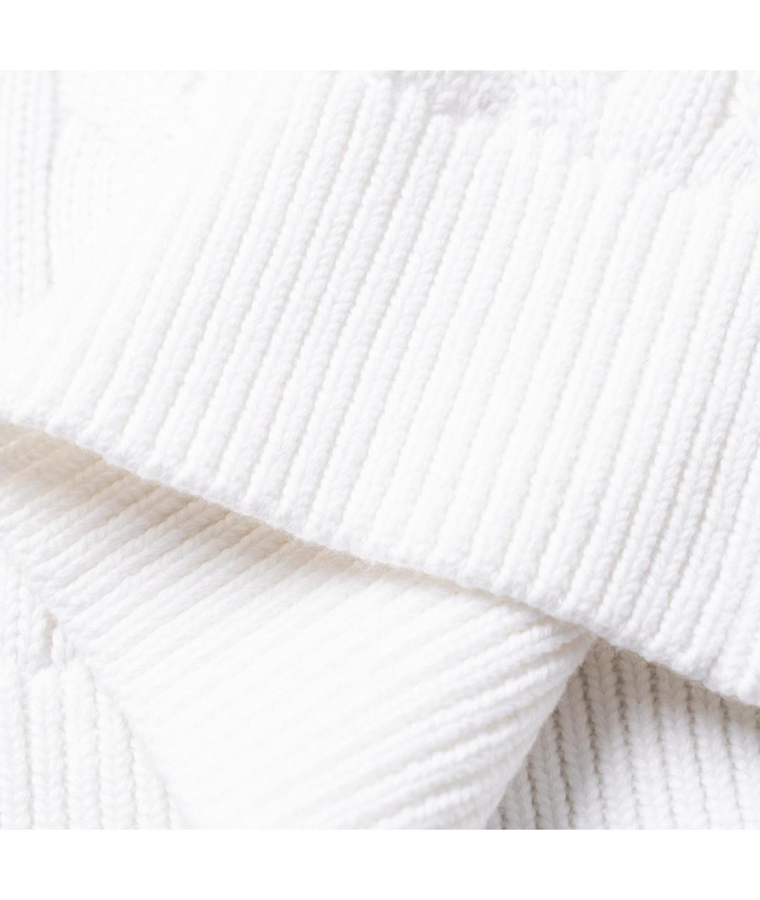 POLO RALPH LAUREN Белый хлопковый кардиган, фото 3