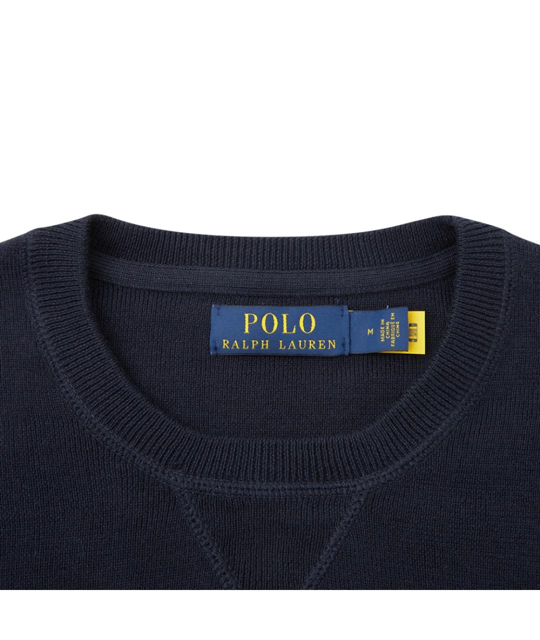 POLO RALPH LAUREN Темно-синий джемпер / свитер, фото 5