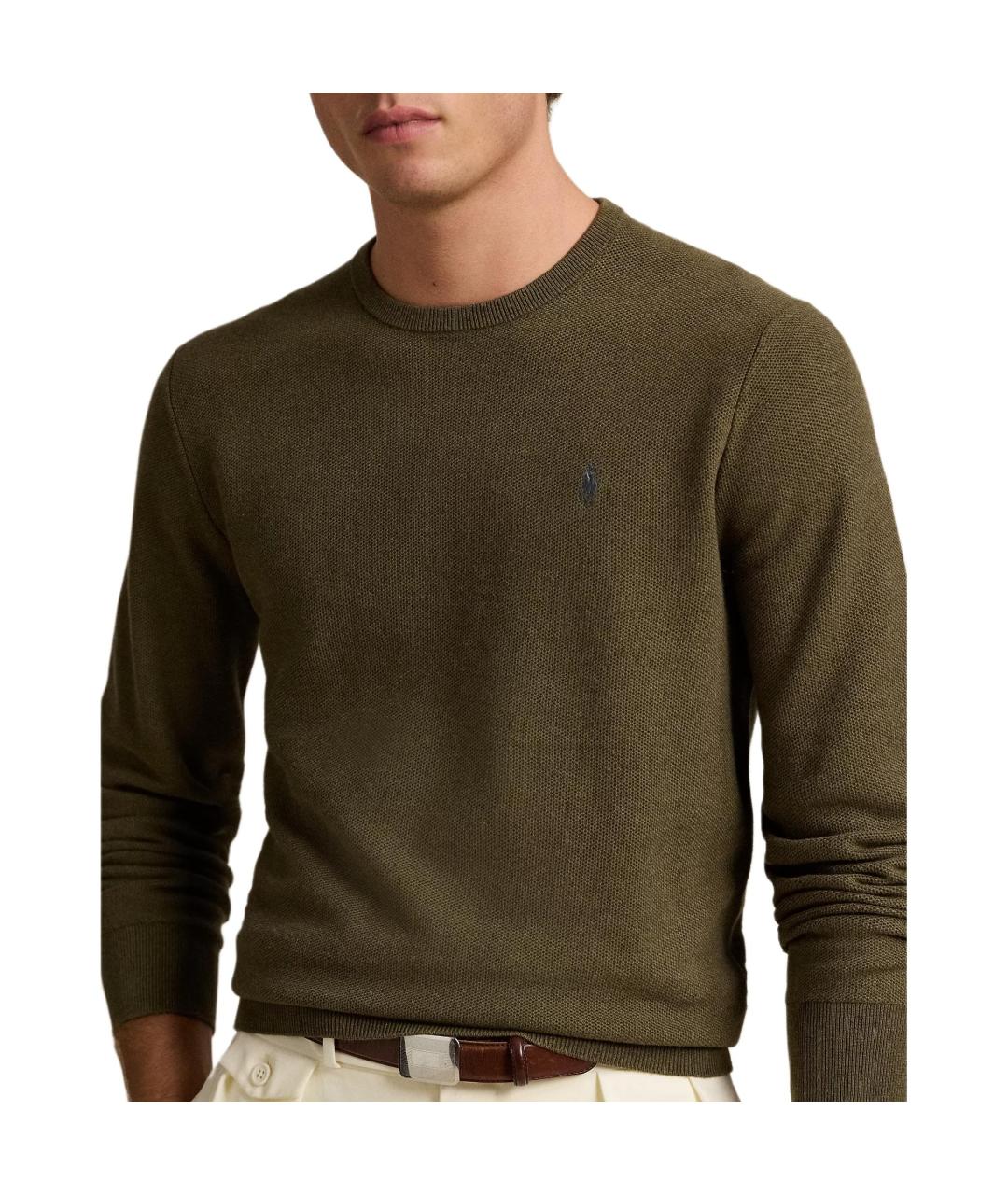 POLO RALPH LAUREN Зеленый джемпер / свитер, фото 2