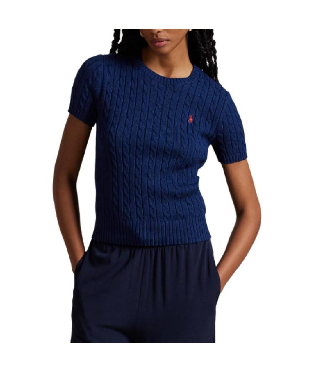 POLO RALPH LAUREN Темно-синий джемпер / свитер, фото 2