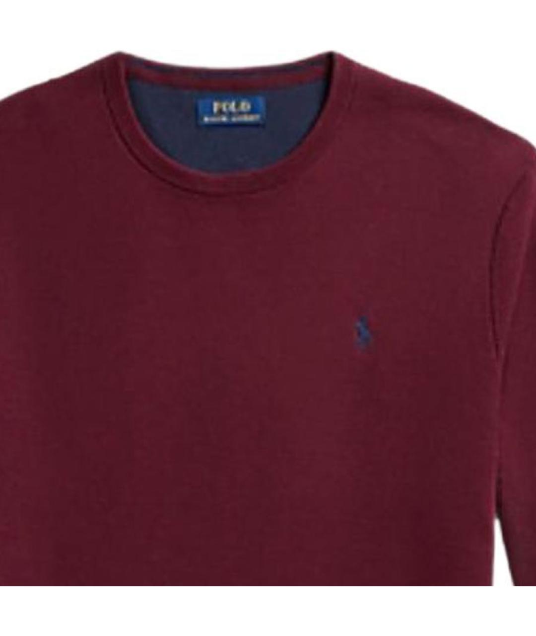 POLO RALPH LAUREN Бордовый джемпер / свитер, фото 4