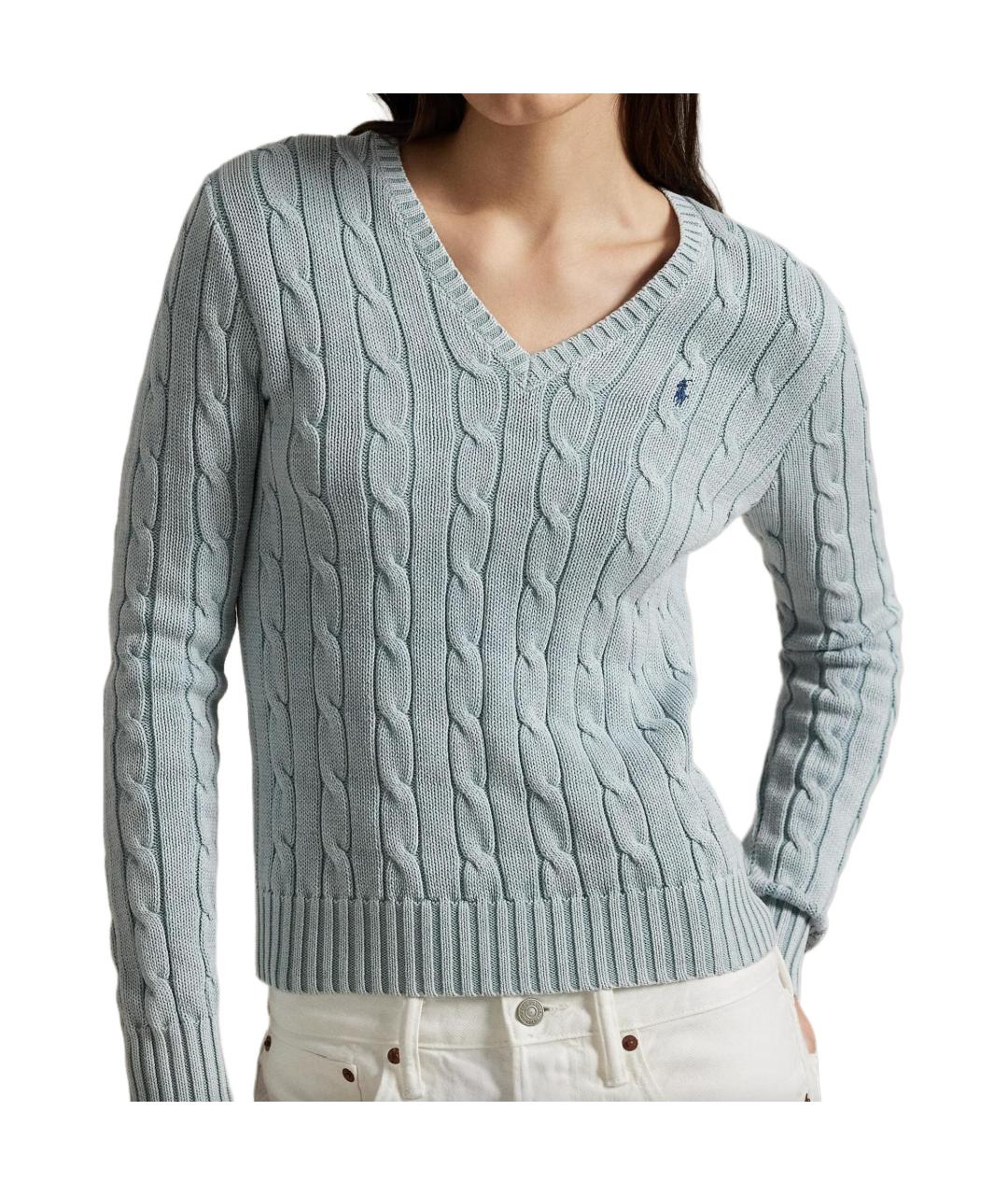 POLO RALPH LAUREN Голубой джемпер / свитер, фото 2