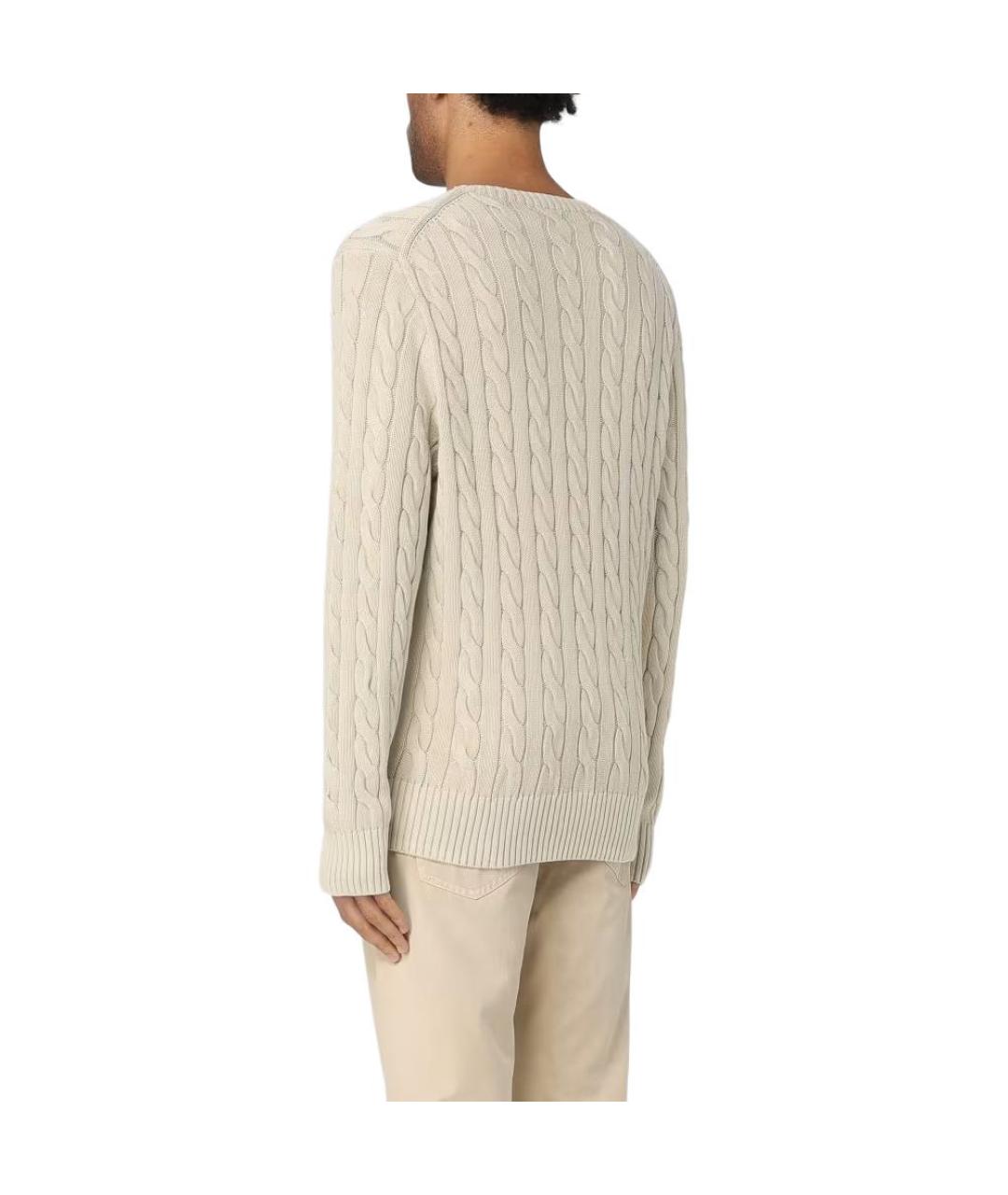 POLO RALPH LAUREN Бежевый джемпер / свитер, фото 4