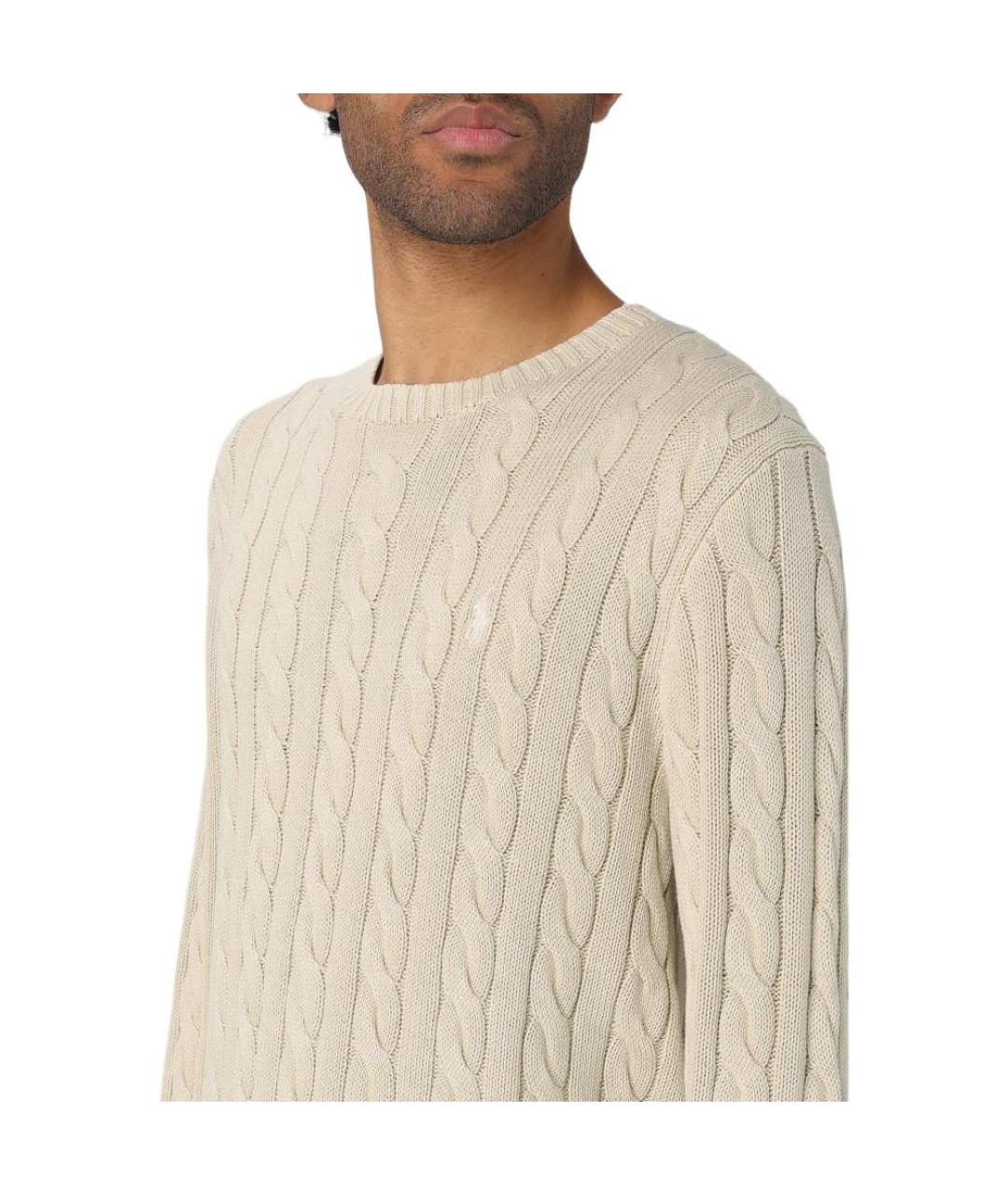 POLO RALPH LAUREN Бежевый джемпер / свитер, фото 5