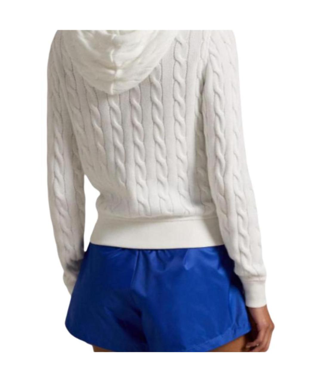 POLO RALPH LAUREN Белый хлопковый кардиган, фото 6