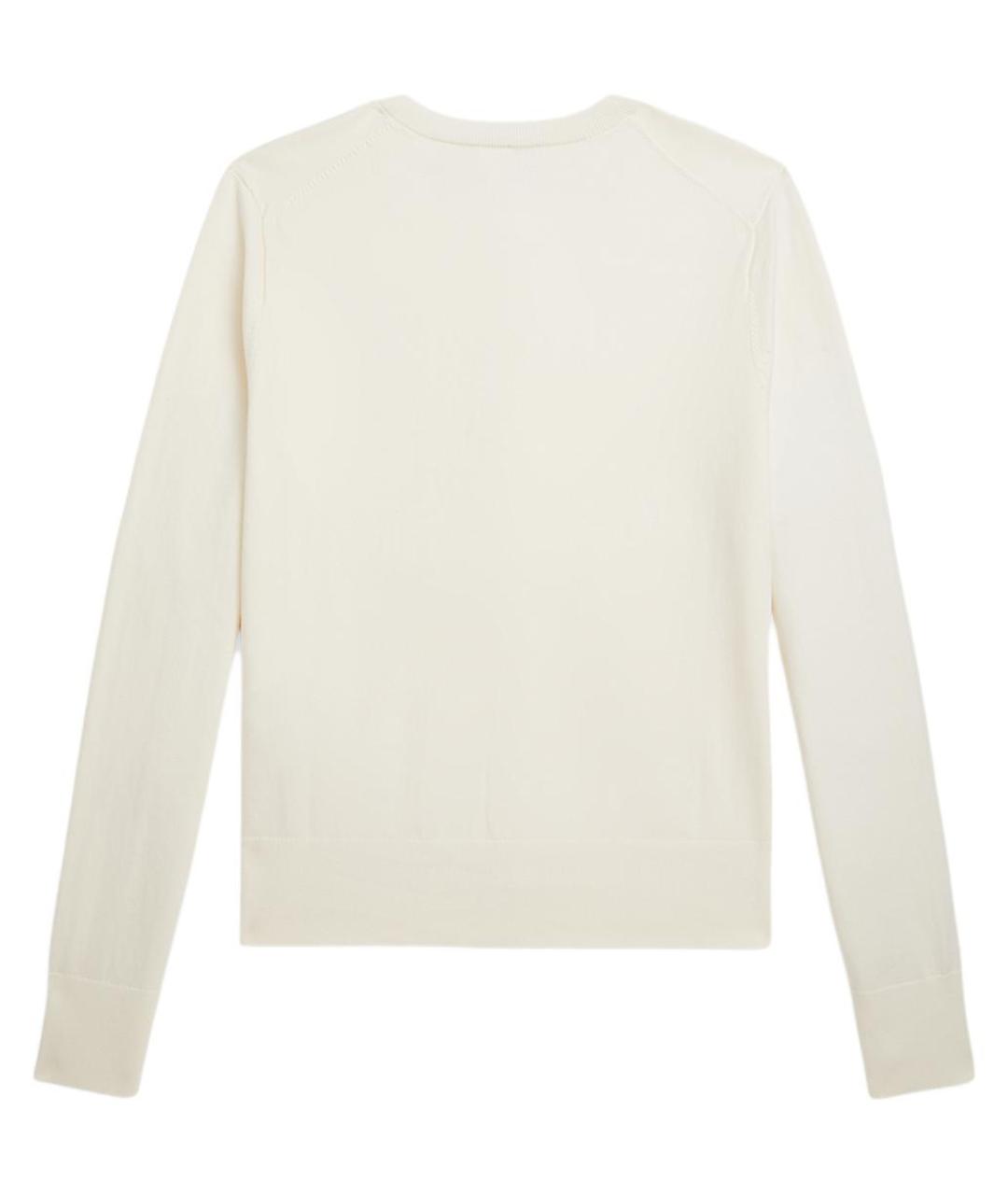 POLO RALPH LAUREN Белый джемпер / свитер, фото 2