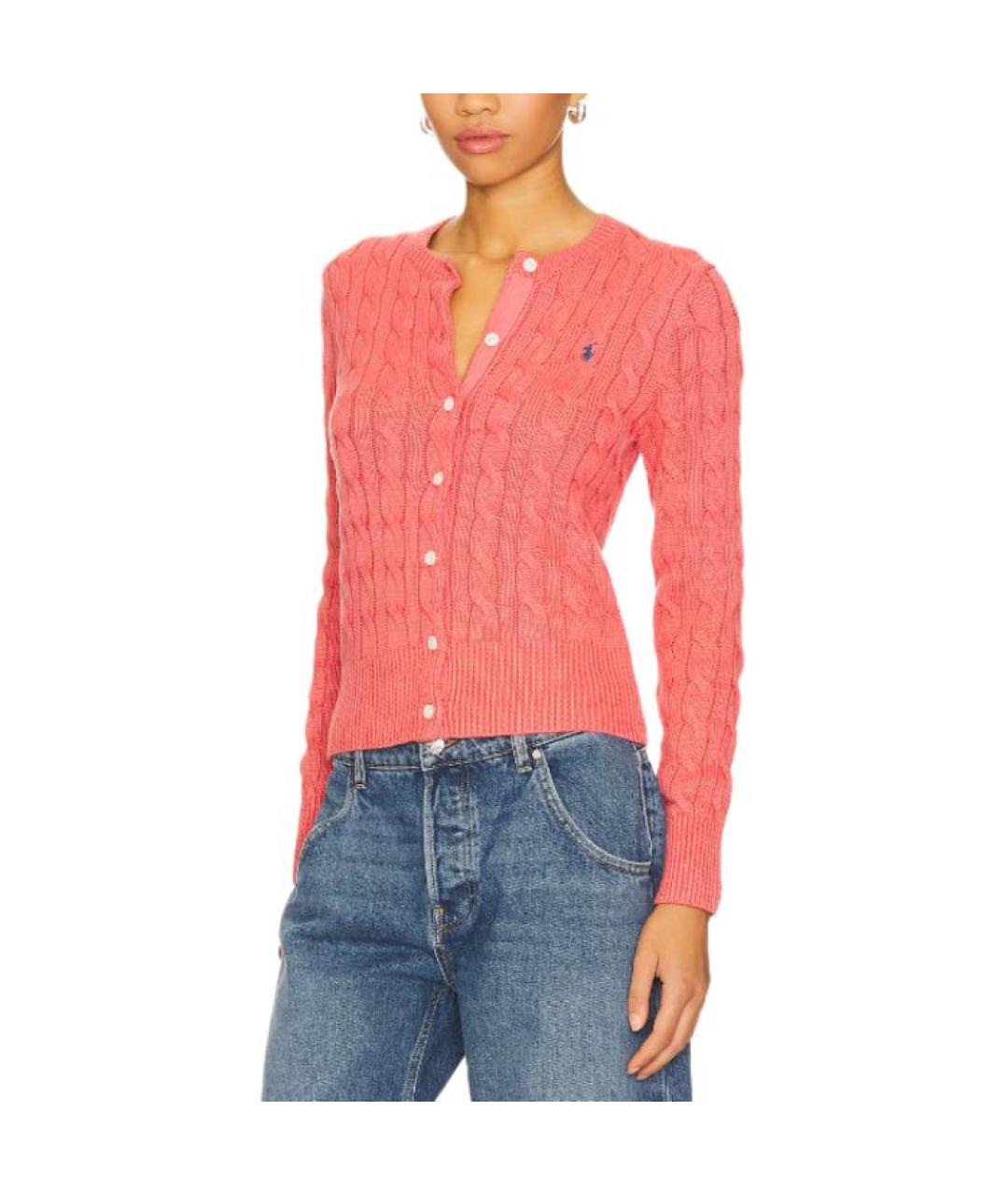 POLO RALPH LAUREN Красный кардиган, фото 3