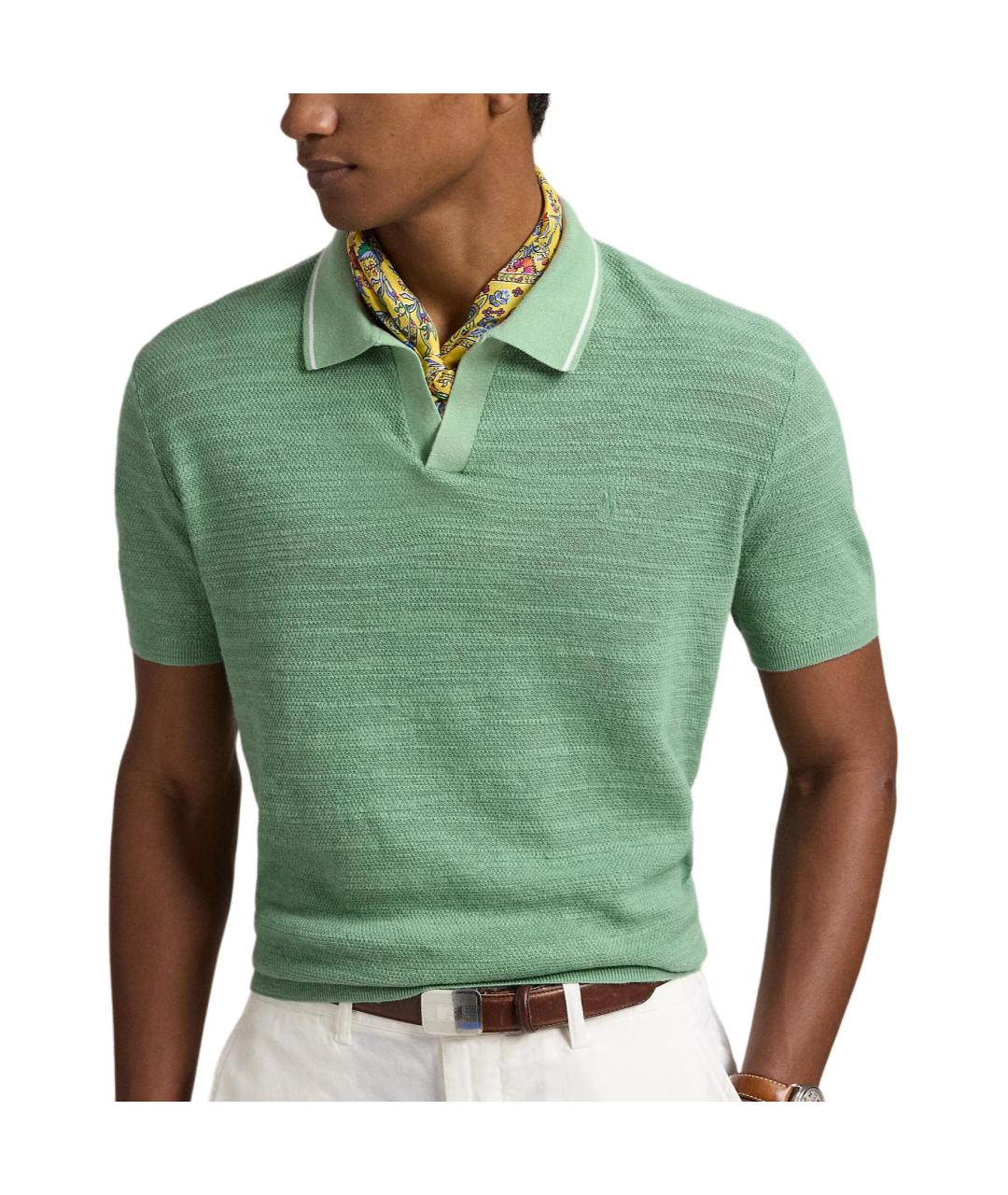 POLO RALPH LAUREN Салатовый джемпер / свитер, фото 3