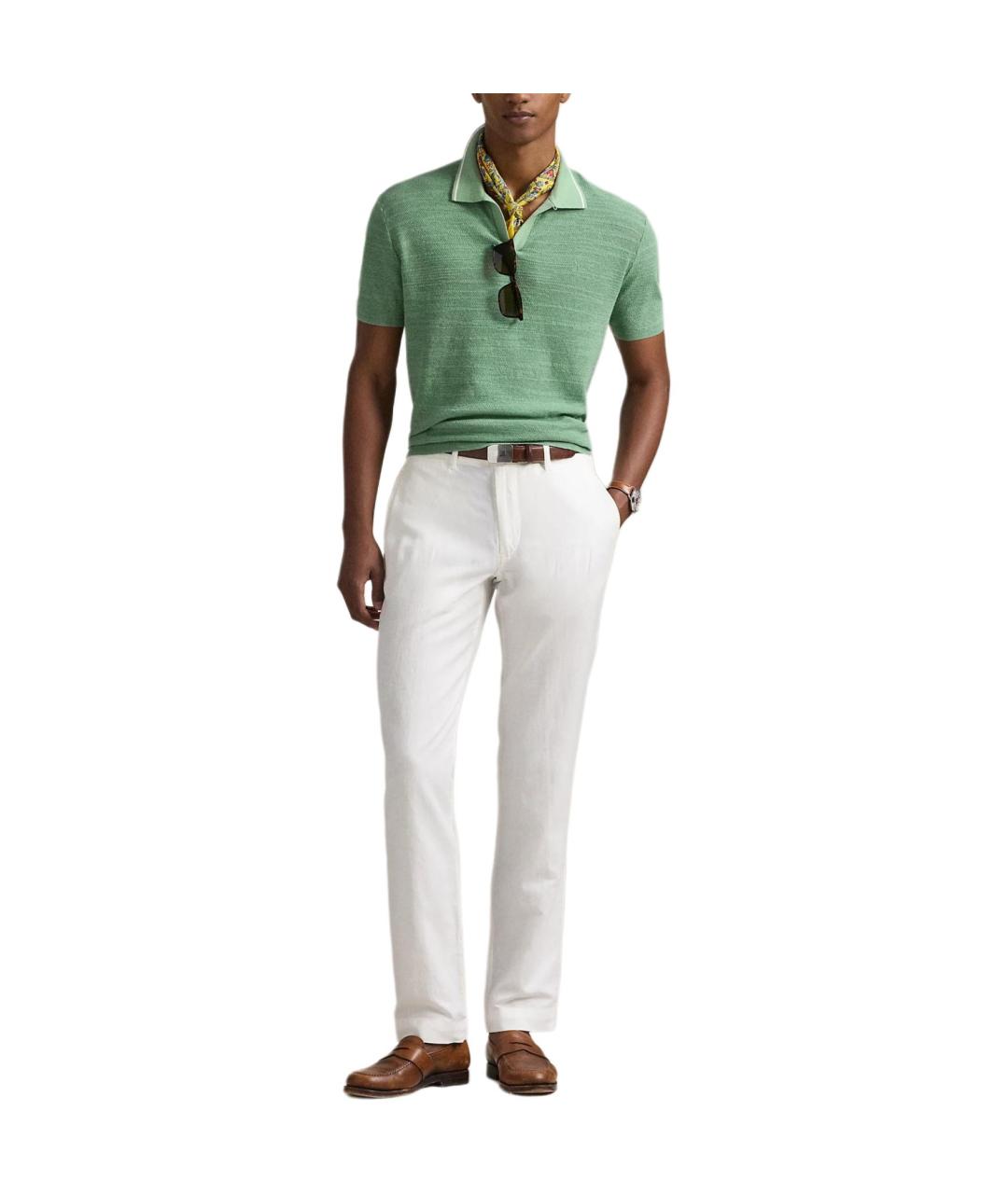 POLO RALPH LAUREN Салатовый джемпер / свитер, фото 2