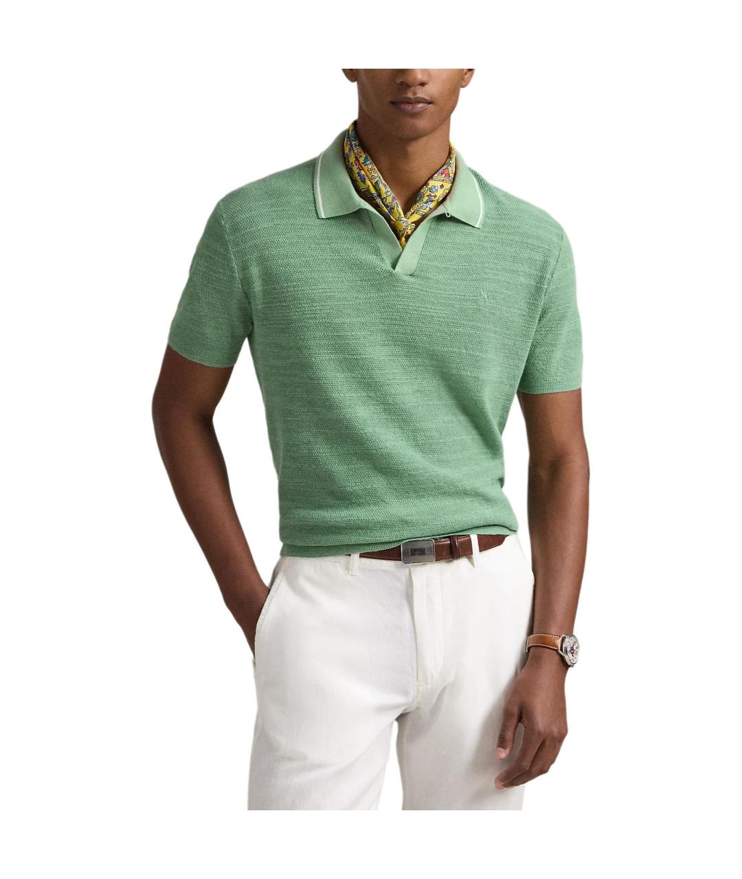 POLO RALPH LAUREN Салатовый джемпер / свитер, фото 4