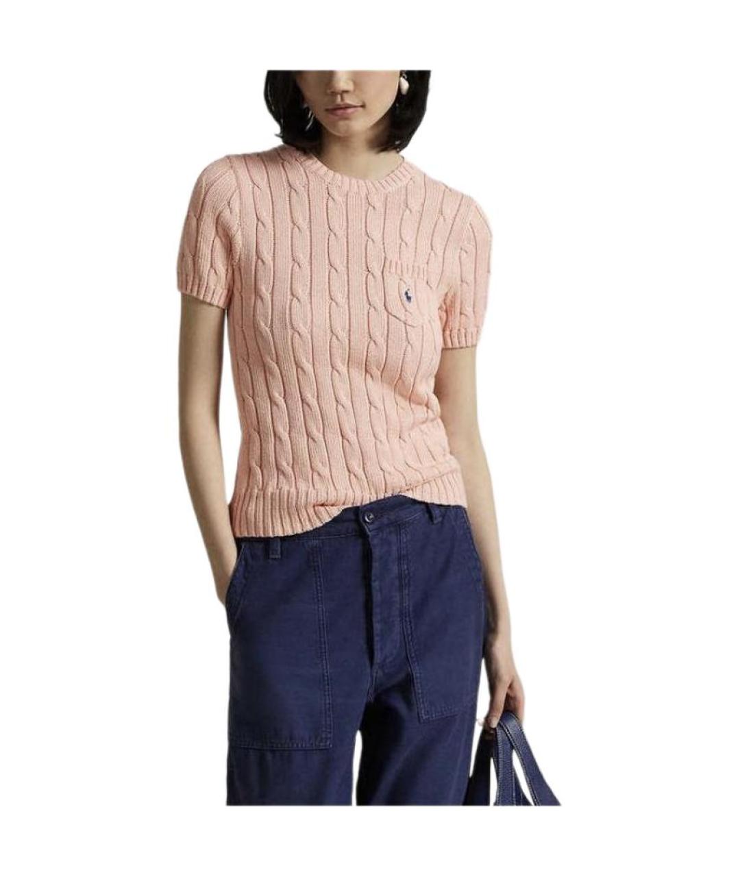 POLO RALPH LAUREN Розовый джемпер / свитер, фото 2