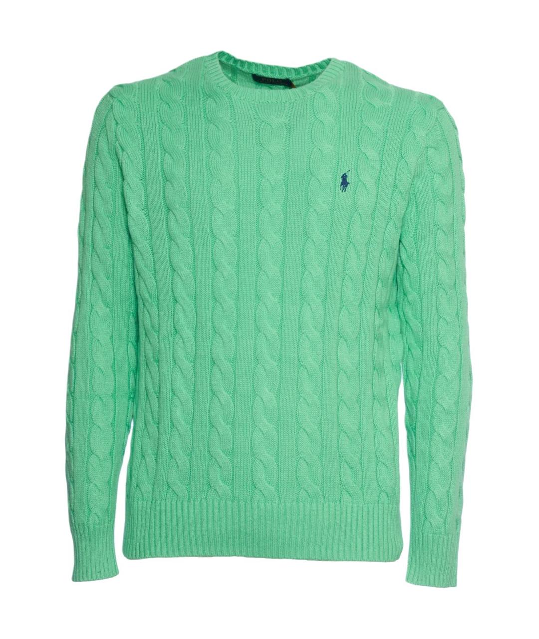 POLO RALPH LAUREN Зеленый джемпер / свитер, фото 1