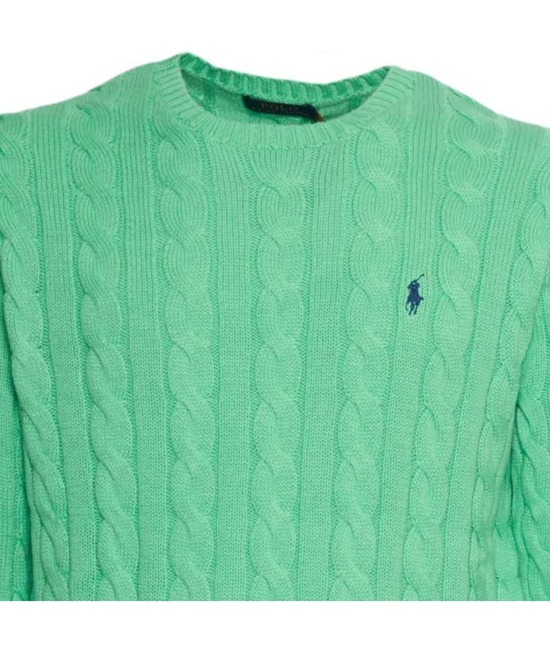 POLO RALPH LAUREN Зеленый джемпер / свитер, фото 4