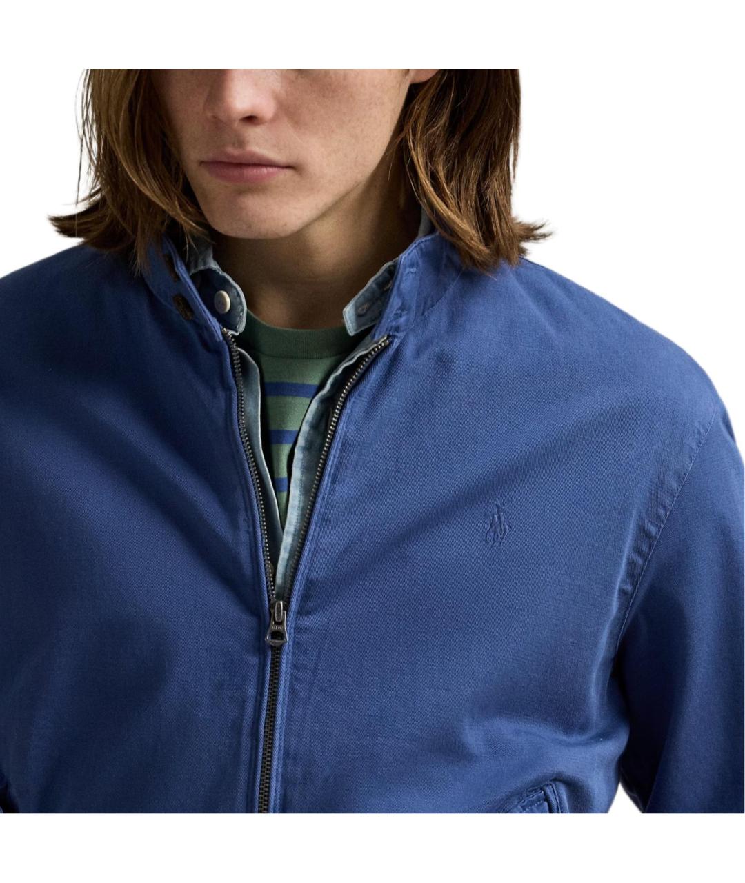 POLO RALPH LAUREN Синяя хлопковая куртка, фото 5