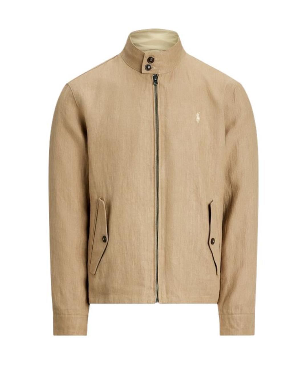 POLO RALPH LAUREN Коричневая хлопковая куртка, фото 1