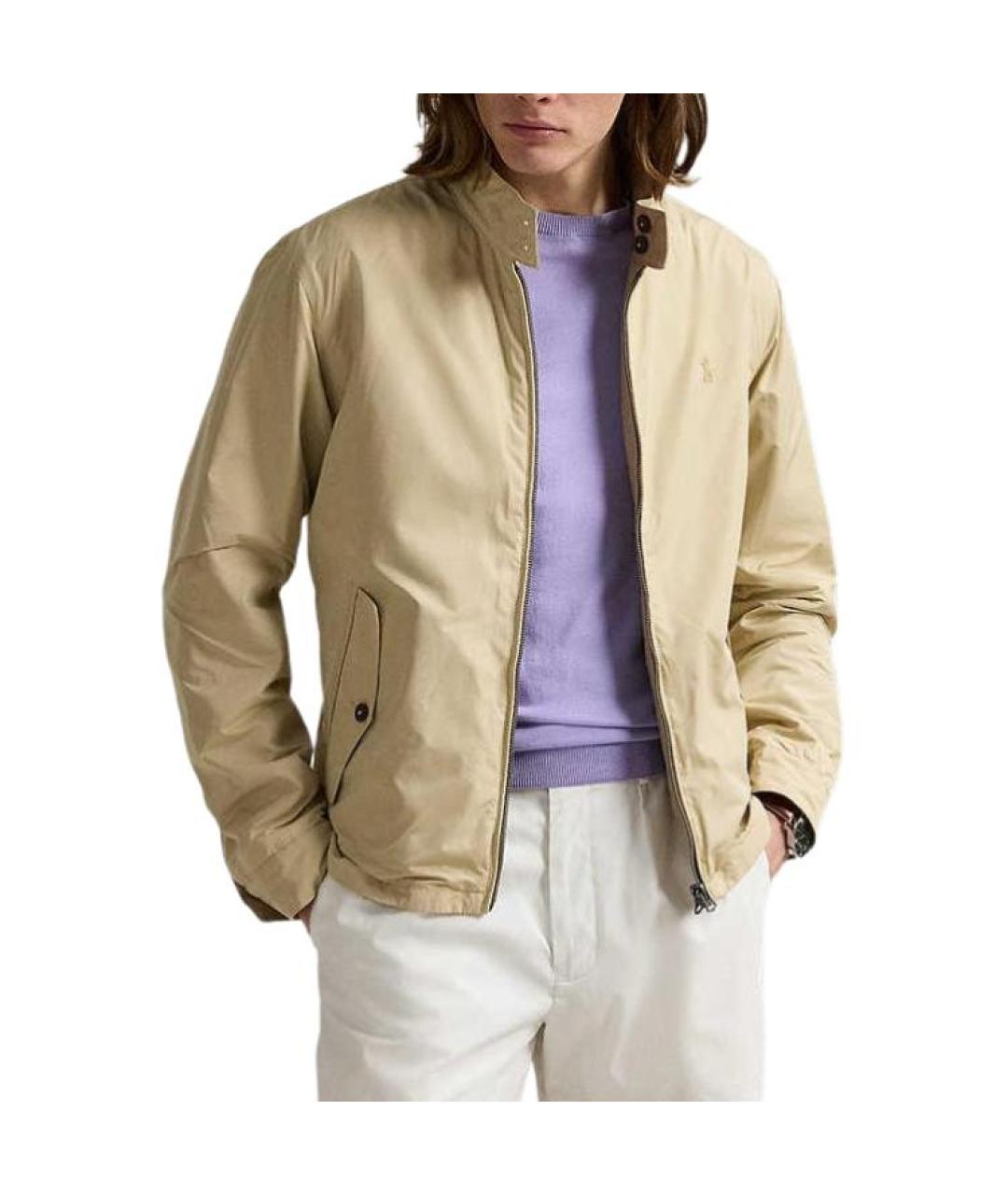 POLO RALPH LAUREN Коричневая хлопковая куртка, фото 4