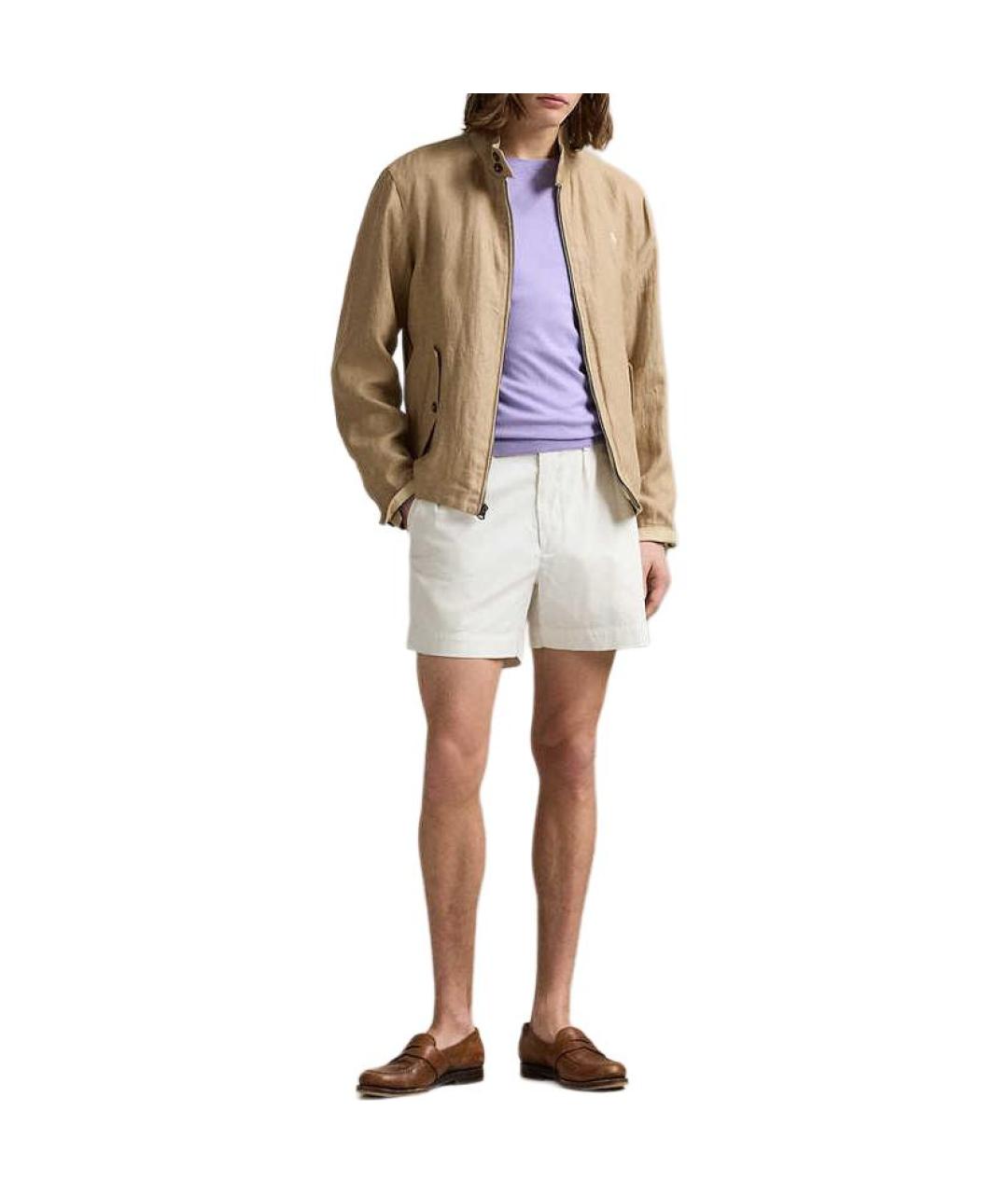 POLO RALPH LAUREN Коричневая хлопковая куртка, фото 2