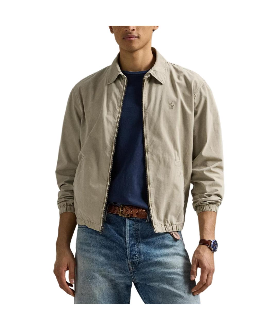 POLO RALPH LAUREN Хаки хлопковая куртка, фото 3